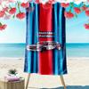 Martini Racing Print Strandtuch, Großes Weiches Schnelltrocknendes Handtuch für Strand Camping Schwimmen