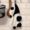 Panda Hand Towel, Hanging Type, Made Of Coral Fleece Microfiber, Absorbent And Quick-Drying, Suitable For Bathroom And Kitchen Use, Small Hand Towel