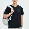 Anta Comprehensive Training Series Letter Round Neck Pullover Short Sleeve T-Shirt Men Tops Basic-Black 152337135-4