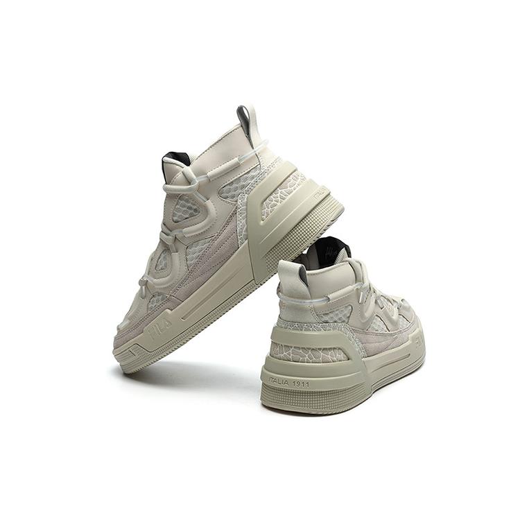 New FILA High Top Retro Basketball Shoes Gray F12M141201FLF