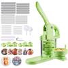 VEVOR Button Maker Machine, 58 Mm / 75 Mm 2-in-1, Plastic Pin Maker with 200 Pcs Button Parts, Circle Cutter and Magic Book
