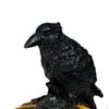 Corvo e abóbora arte decorativa ornamentos de resina, exibição de mesa de janela, ação de graças