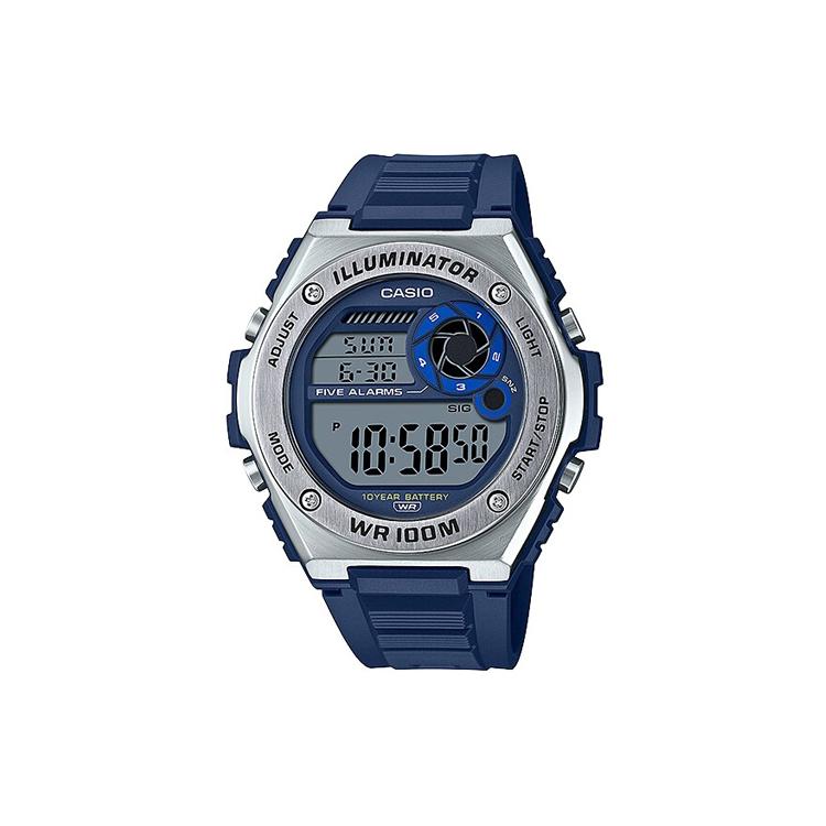 CASIO Men YOUTH Gray Watch MWD-100H-2A MWD-100H-2A Blue Dial
