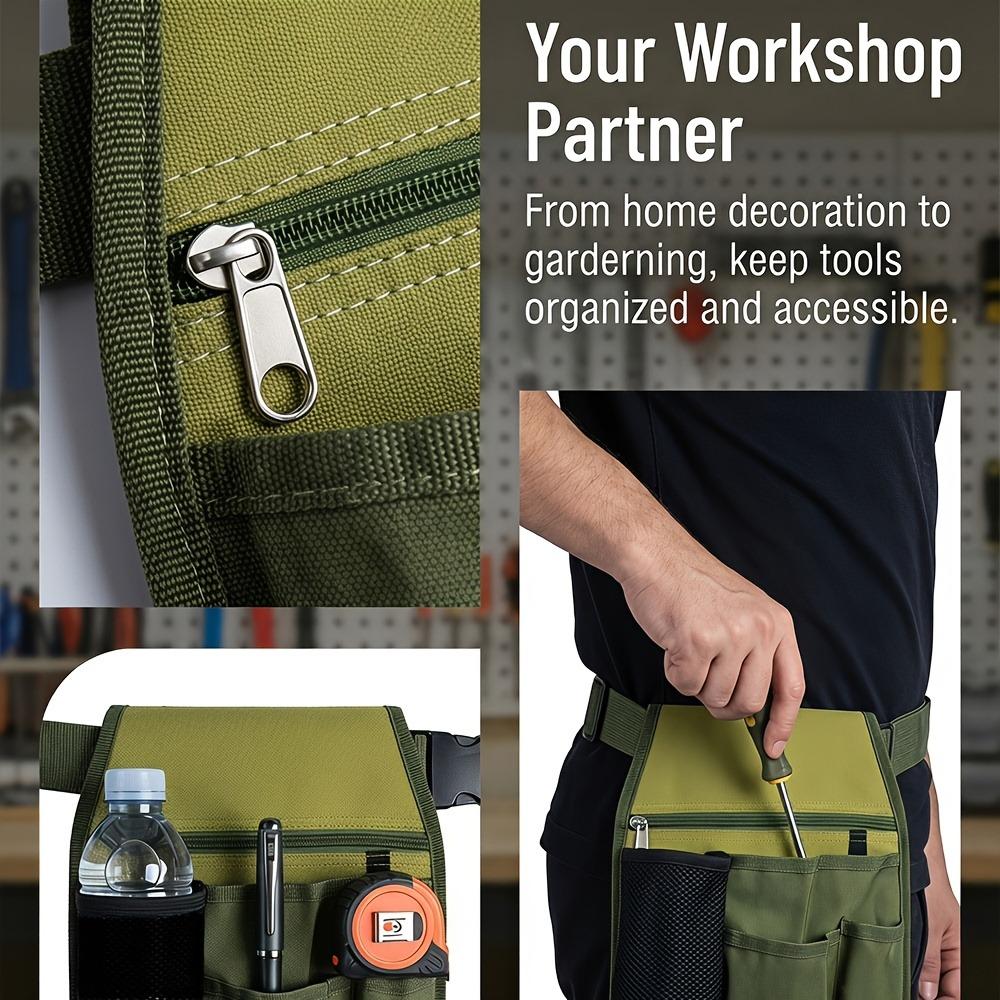 Net Bag Design Gardening Tool Fanny Pack Multi-Pocket Gardening Essential Belt Bag  Planting