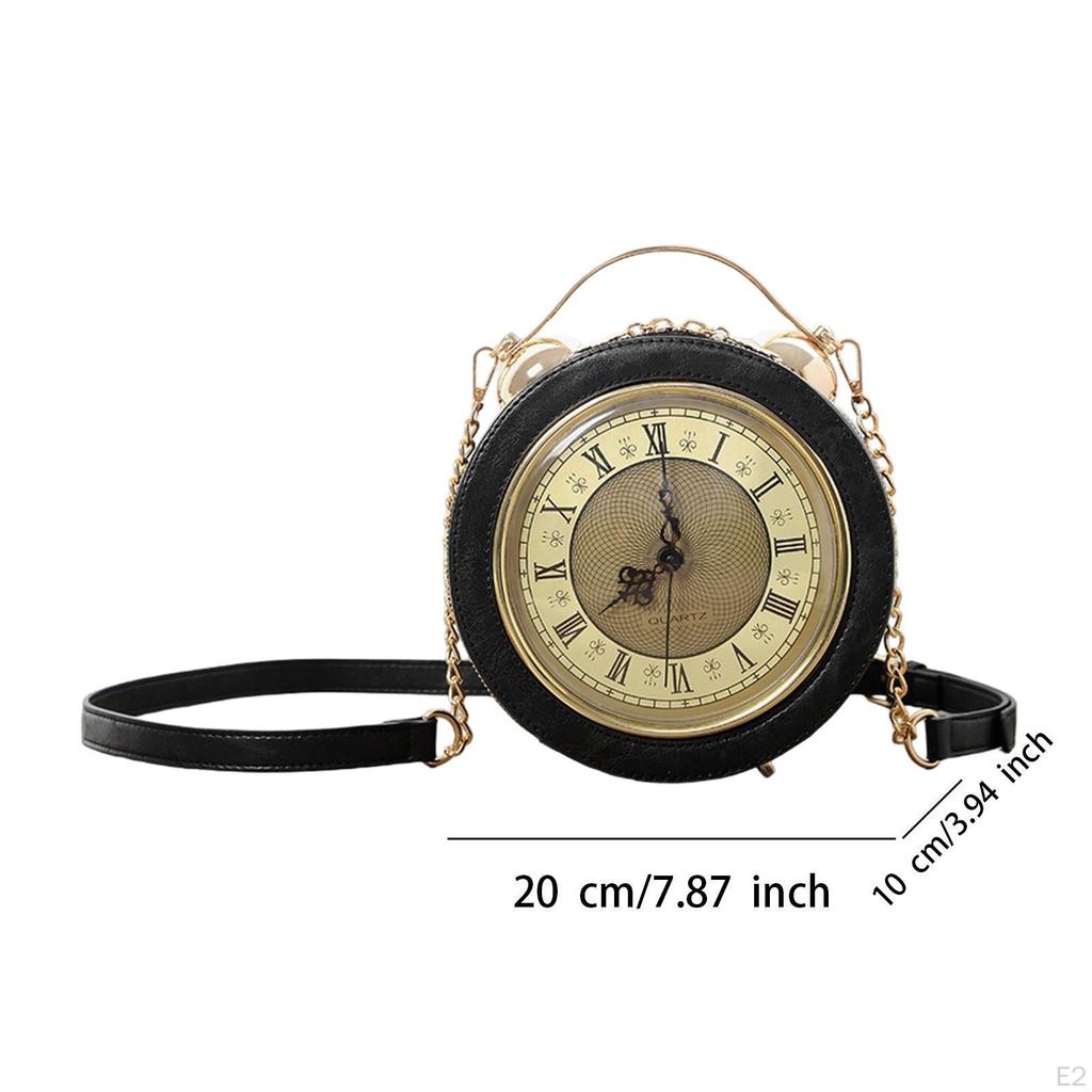 Clock Purse and Handbag Fashion Womens Shoulder bag