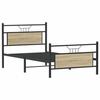VidaXL Bed Frames Without Mattress Sonoma Oak 100x200 Cm 4106805