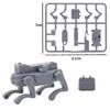 WW2 Military Scene Accessories Building Blocks Machine Gun Rifle Robot Wolf UAV MOC Bricks Toy