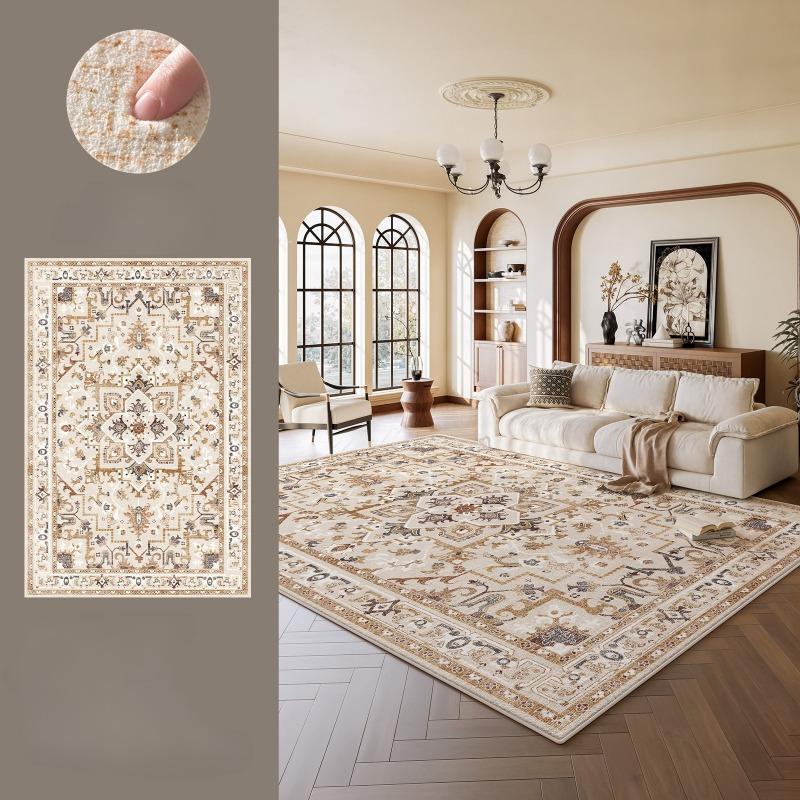 Carpet for Living Room Persian Vintage Sofa Coffee Floor Mat Soft Non-slip Machine Washable Rug Home Decor Bedroom Bedside Rugs