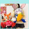 Zootopia Nick Judy Plüschtier aus kurzem Plüschmaterial für die Dekoration im Kinderzimmer