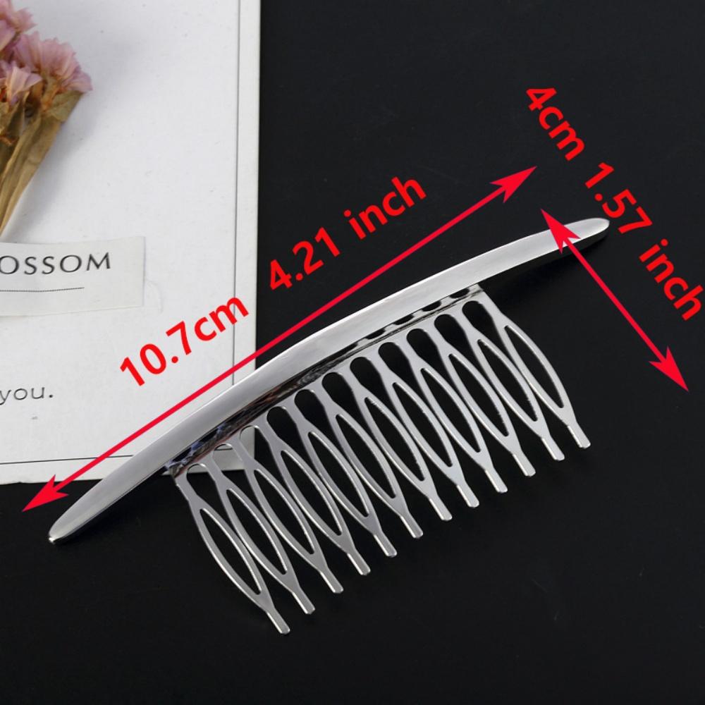 Elegant Metal Hair Combs For Women Girls Fashion Shiny Hair Clip Pins for Women Girls HairPins Female Hair Accessories