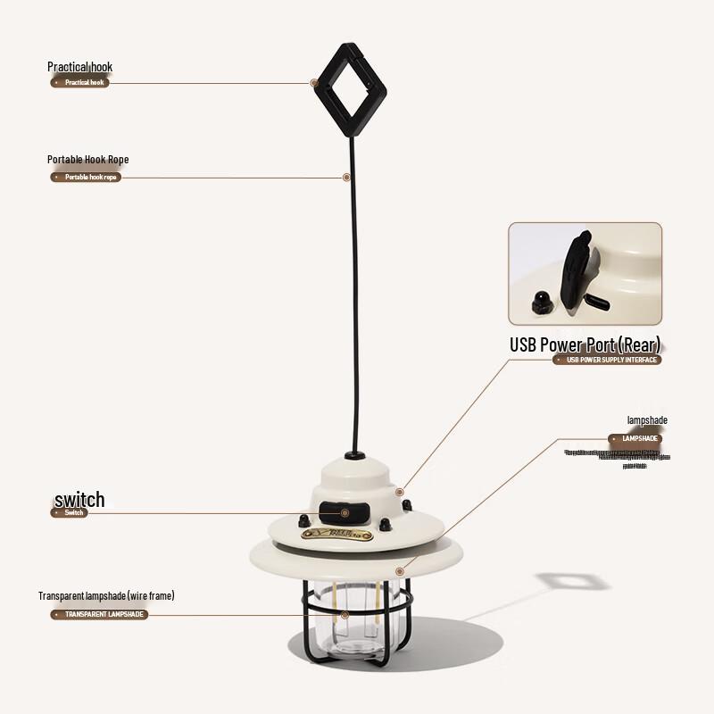 MOBIGARDEN Retro Camping Lamp