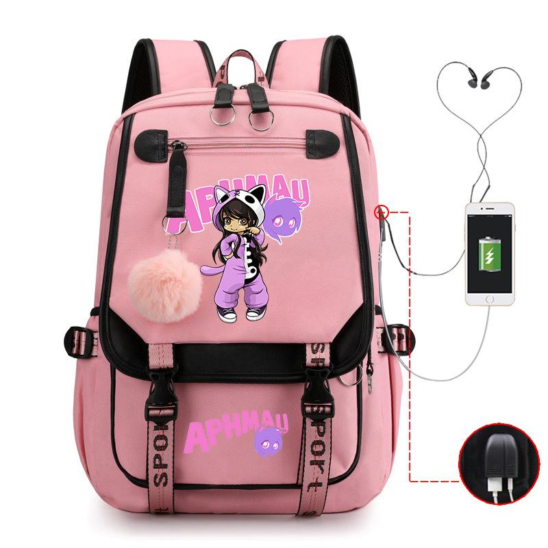 Harajuku Simple And Versatile Junior High School Student Schoolbag Female Lightweight Large-Capacity Junior High School Student Backpack
