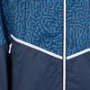 Emporio Armani EA7 FW23 Letter And Number Print Zip-Up Hooded Jacket Men jackets Navy-Blue 3RPB04-PN5ZZ-1554