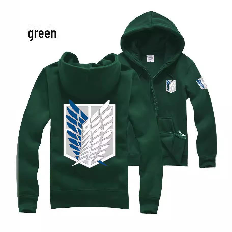 Attack on Titan Survey Corps Groene Hoodie - Halloween Cosplay