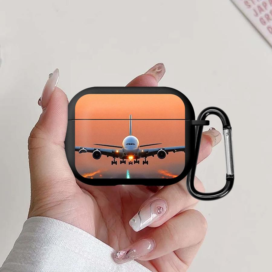 

Earphone Cases Cover Case For Airpods 4 Pro2 3 Pro3 1 2 Pro Aircraft Fly Smoothly Airpods Pro 3