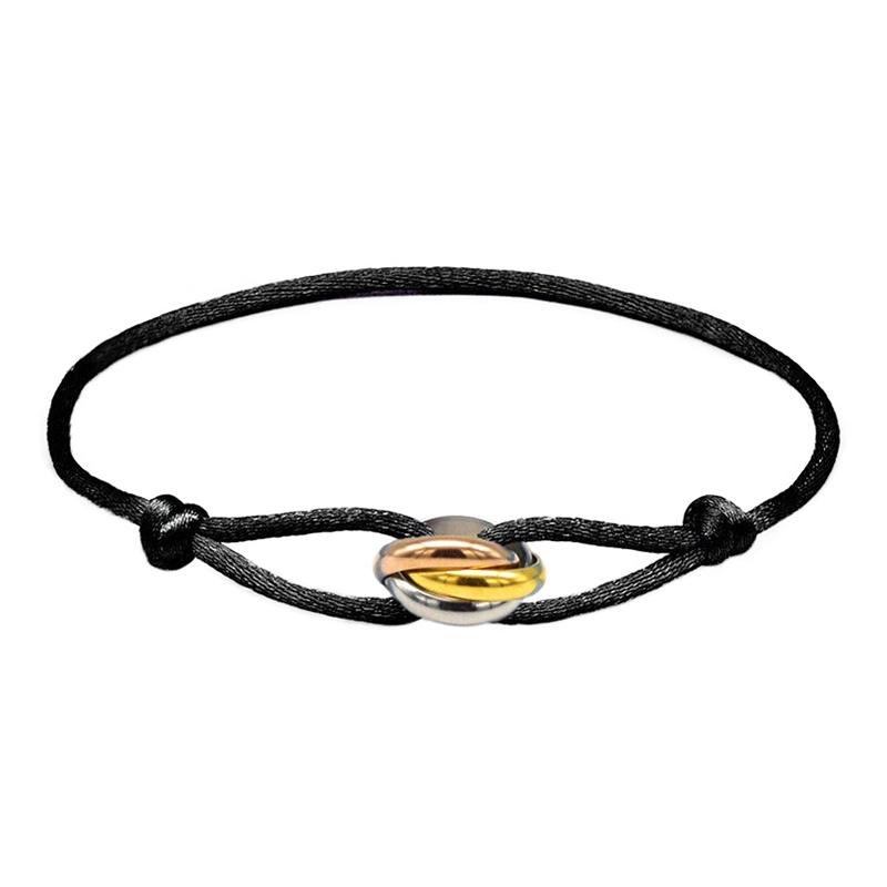 Simple Retro Lucky Woven Rope Bracelet For Women Men Temperament Trendy Luxury Circles Bangles Jewelry Accessories Gifts