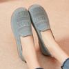 Frühling Sommer Damen Schuhe Mesh Atmungsaktiv Falts Mama Bequem Weiche Sohle Leicht Lässig Slipper Schuhe Damen Loafer