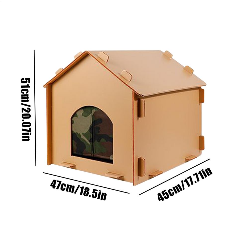Outdoor Stray Pet Nest Detachable Mobile Cat Nest Cold Resistant Cat Enclosed House For Outside Sleeping And Feeding