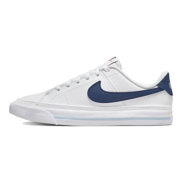 (GS) Nike Court Legacy White Mystic Navy Kids DA5380-113 EU 37.5