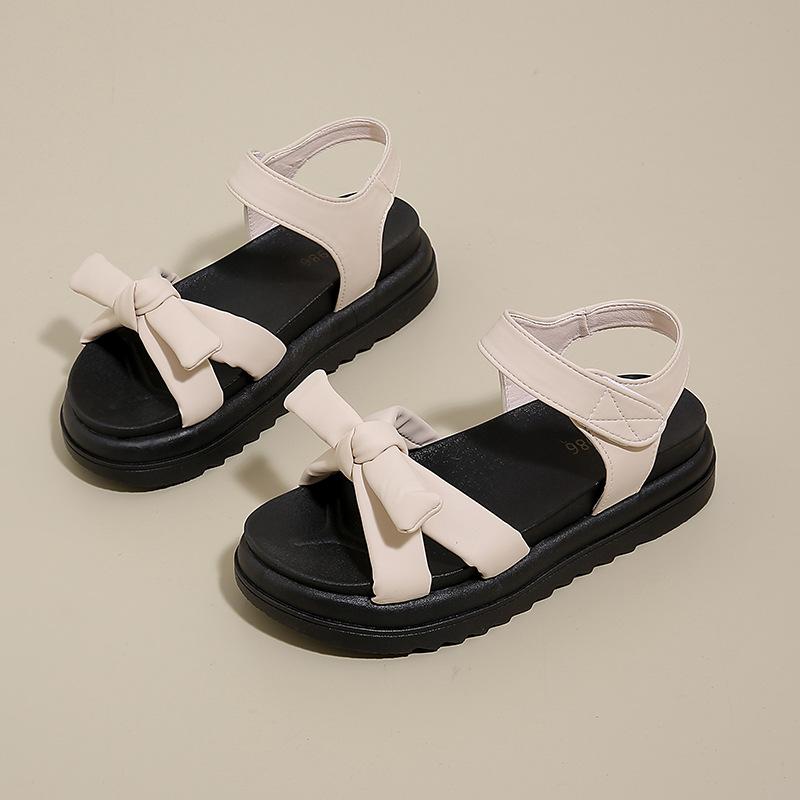 

Thick-soled shit-stepping pregnant women sandals women s new versatile Velcro outer wear non-slip beach shoes in summer 2025 35