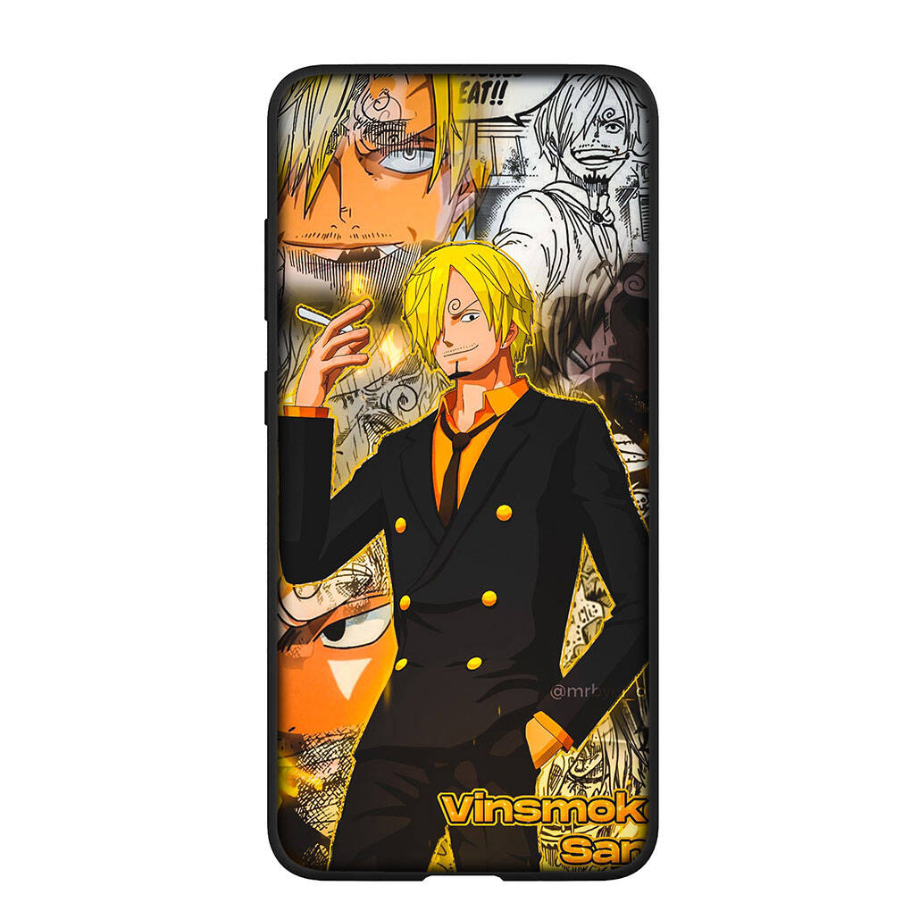 Phone Case for iPhone 17 15 16 Plus Xiaomi Poco X7 X6 F8 F7 M8 C85 C75 Redmi Note 14 12 11 13 Pro Max A4 14C 13C 15C Cute Luffy One Pieces Sanji Cover