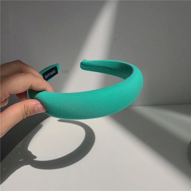 Korean Women's Autumn & Winter Face Wash Headband - High Skull Sponge Fabric, Simple Hair Accessories, Hairpin DIY