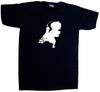 Netherlands Outline V-Neck T-Shirt