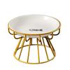 Nordic Style High Foot Pet Bowl Cartoon Neck Protection Anti Overturning Cat Dog Bowl Food Bowl