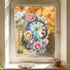 Kreative Aquarell-Blumen-Glasfensteraufkleber für Arbeitszimmer, Schlafzimmer, Badezimmer und Balkone