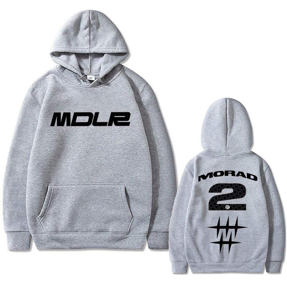 Худи с принтом рэпера Morad MDLR Весна Осень Мужчины Женщины Хип-Хоп Модный Тренд Толстовка Мужская Винтажная Оверсайз с Капюшоном 3XL