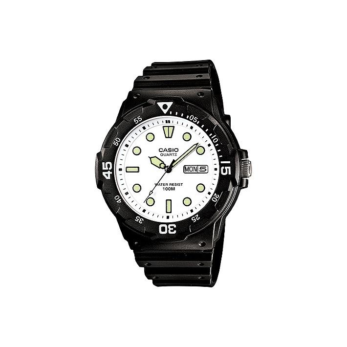 CASIO Men YOUTH White Watch MRW-200H-7E MRW-200H-7E White Dial Black Strap