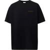Topstitched Monogram Motif Cotton Oversized T Shirt 80575481