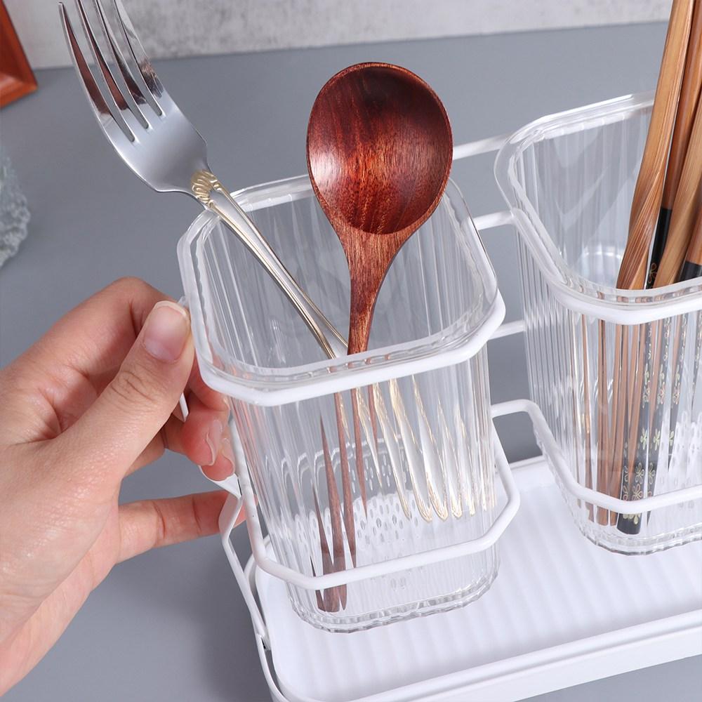 Luxury Cutlery Organizer Nordic Utensil Drying Rack Cooking Tool Tray Drain Storage Holder  Party