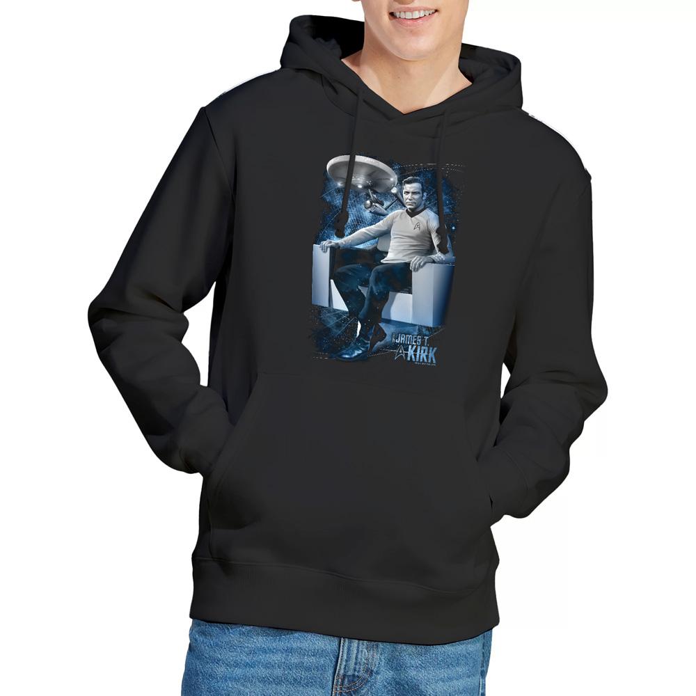 Star Trek Mens CaptainÂ´s Chair Hoodie