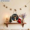 2D Flat Aluminium Christmas Sign with Elk Pattern - Navidad Figurine Ornaments - Ideal for Front Door, Wall, Porch, Fence Decor - Ideal Christmas