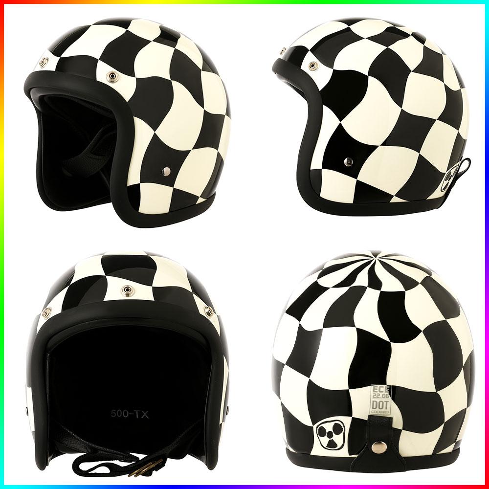 Low Profile Open Face Retro Small Shape Motorbike Helmet Motorcycle Helmet TT&COCASCOS 500TX Helmet Japanese Style Korea Style