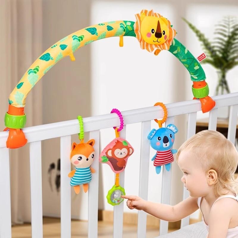 Baby Plüsch Autositz Spielzeug Clips Mit Rasseln Für Säuglinge Und Kleinkinder