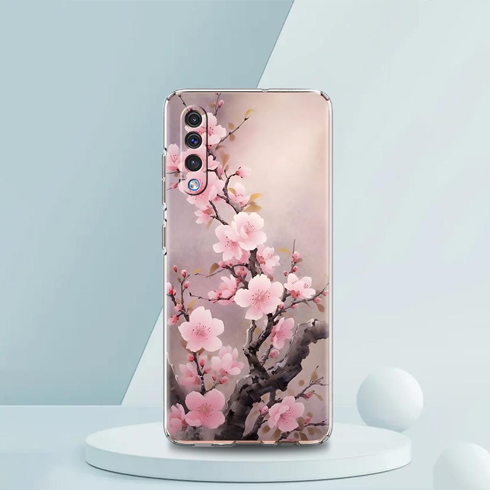

Plum Blossom Transparent Phone Case for Samsung Galaxy A12 A50 A52 A70 A40 A10 A20 A30 A02 A03S A04 Cover Silicone Shell Capas Samsung A52