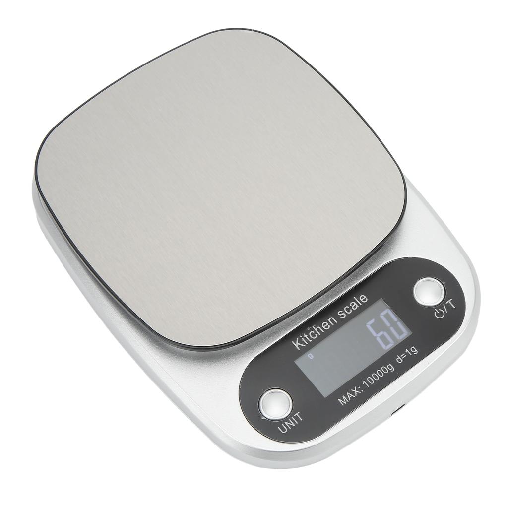 Kitchen Food Scale High Accuracy Fast Cleaning LED Screen Blue Backlight for Baking Cooking