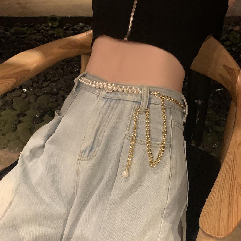 

Fashionable Pearl Waist Chain For Women Versatile Accessory For Dresses Skirts And Attire Casual