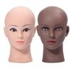Bald Mannequin Head Female Professional Cosmetology Training Head Bald Manikin Head for Wigs Making Display Doll Head