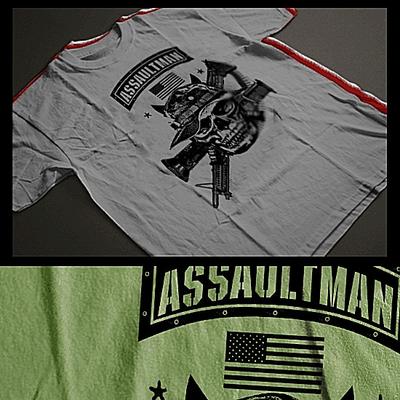 Kampfveteranen T-Shirt Militär Irakkrieg Infanterie Sturmsoldat Taktisches Sturm-T-Shirt