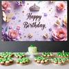 Flowers Wall Photography   Event Background   Party Banner   for  Birthday Indoor/Outdoor Kids