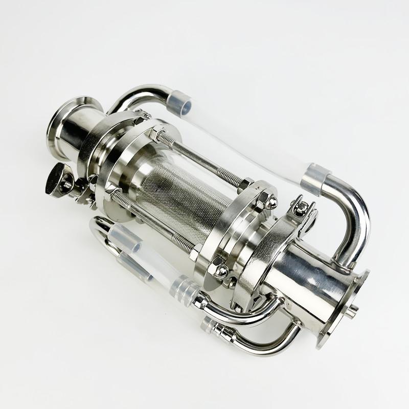 2"(51mm)FlangeOD64mm Soxhlet Extractor Set With Diopter And Basket,SS304 Rectification Accessories For Distillation