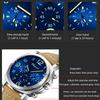 Fashion Watch For Men Waterproof Luminous Chronograph Man Watch Leather Military Men's Quartz Watches Reloj