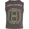 Adidas X Les Mills Collaboration Climacool Ss25 Beijing Tank Top Knitted Comfortable Round Neck Moisture Wicking Quick Dry Sports Vest KF8856