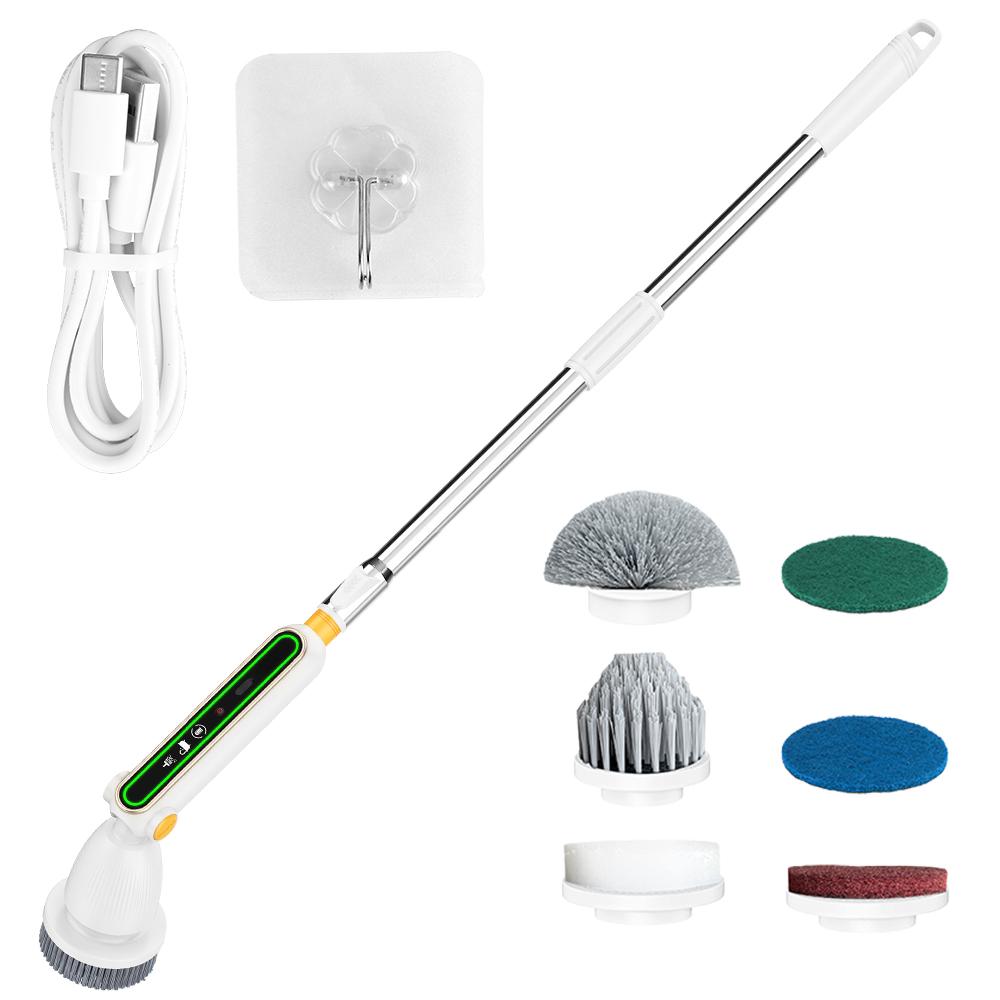 

Очиститель для раковины, кухонный инструмент для чистки, 12-в-1, ручная щетка для ванны с USB-разъемом, электрическая щетка для чистки ванной комнаты