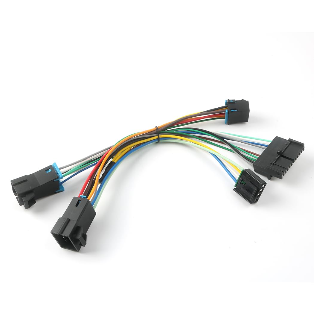 Fit 1995 Chevy Tahoe/Chevy Suburban/Gmc Suburban/Gmc Yukon A/C Heater Climate Temperature Control Adapter Wire Harness with Rear Defrost