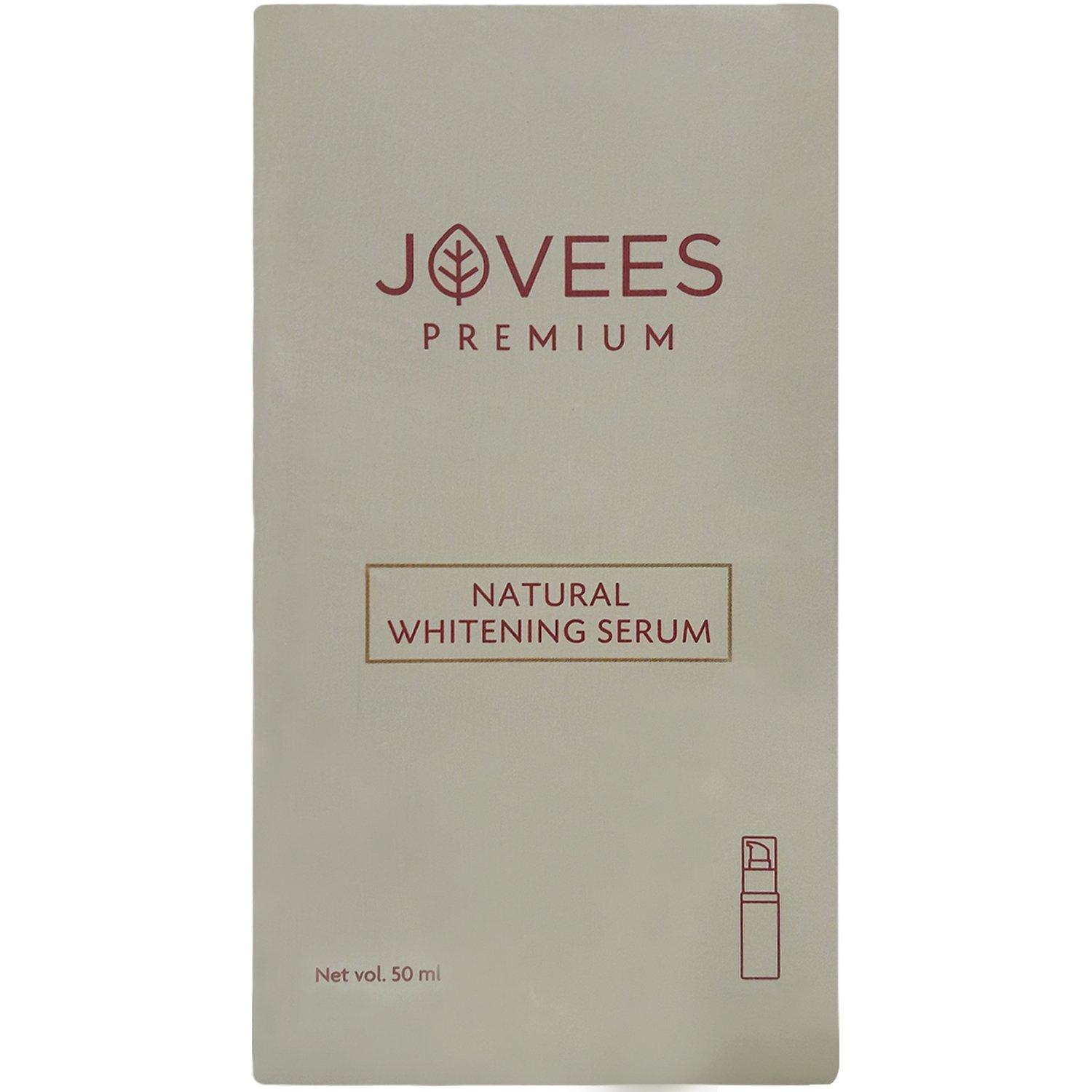 

Jovees Natural Whitening Face Serum 50ml | Brightens Dull Skin | Reduces Dark Spots & Uneven Tone | Radiance Boosting Lightweight Daily Serum