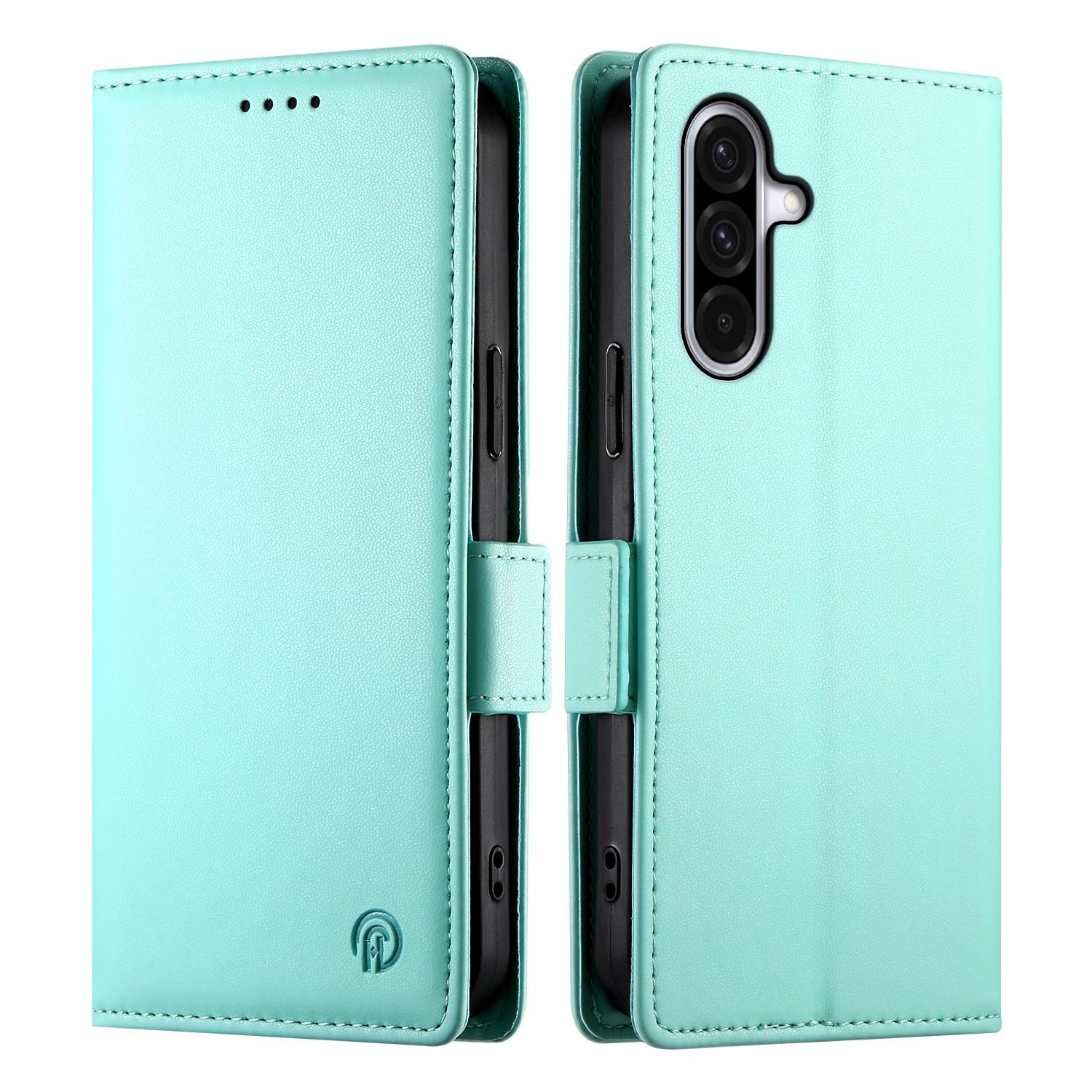 

For Samsung Galaxy A17 5G Stand Case PU Leather Wallet Phone Cover Mint Green